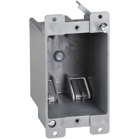 junction box 2x3|duplex receptacle outlet box.